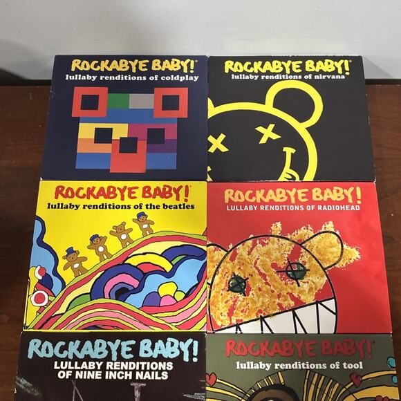 Rockabye Baby CD lot Rock Music Coldplay Tool NIN Radiohead Nirvana Beatles - Picture 2 of 9